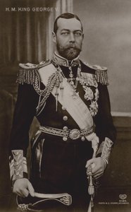 الملك جورج الخامس (b / w photo) بواسطة مصور انجليزى