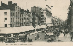 لندن ، شارع أكسفورد بواسطة مصور انجليزى