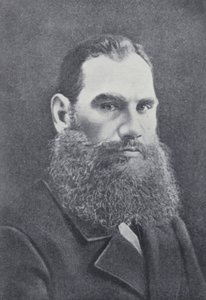 Lyoff Nikolaievich Tolstoi (b/w photo) بواسطة مصور انجليزى