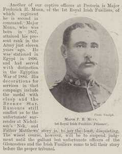 الرائد FH Munn ، 1st Fusiliers الملكي الأيرلندي (السجين) بواسطة مصور انجليزى