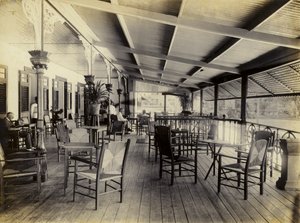 فندق مارين ، فيراندا ، 1895 بواسطة مصور انجليزى