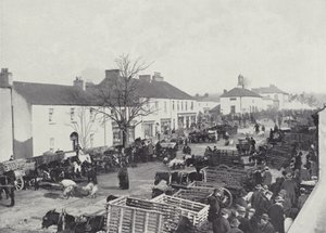 يوم السوق في Abbeyleix بواسطة مصور انجليزى