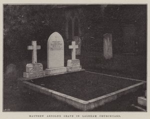 ماثيو أرنولدز جريف في Laleham Churchyard بواسطة مصور انجليزى
