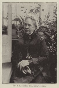 Miss LM Dickens (السيدة هنري أوستن) بواسطة مصور انجليزى