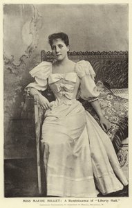 Miss Maude Millet: ذكريات قاعة الحرية بواسطة مصور انجليزى
