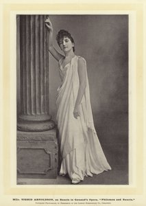 Mlle Sigrid Arnoldson ، مثل Baucis في Gounods Opera و Philemon و Baucis بواسطة English Photographer