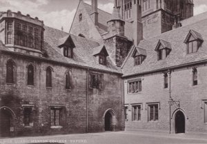 كلية Mob Quadrangle Merton ، أكسفورد بواسطة مصور انجليزى