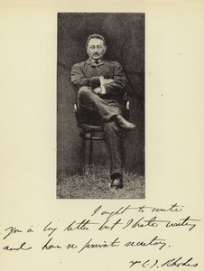 السيد Cecil J Rhodes ، رئيس وزراء كيب كولوني بواسطة مصور انجليزى