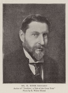 السيد H Rider Haggard ، مؤلفو مسلسلنا الجديد بواسطة مصور انجليزى