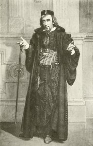 السيد Henry Irving مثل Shylock (الحفر) بواسطة مصور انجليزى