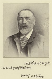 السيد Henry Labouchere ، نائب عن نورثامبتون ومحرر الحقيقة بواسطة مصور انجليزى