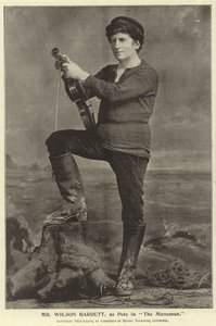 السيد ويلسون باريت ، مثل بيت في The Manxman بواسطة مصور انجليزى