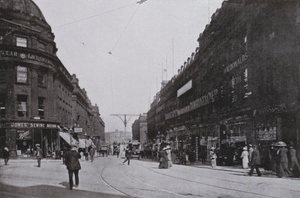 Newcastle, Market Street (b/w photo) بواسطة مصور انجليزى