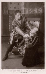 عطيل الاختناق Iago و Lewis Waller و H B Irving (b / w photo) بواسطة مصور انجليزى
