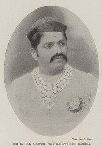 زائرنا الهندي ، Gaikwar of Baroda بواسطة مصور انجليزى