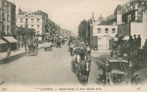 شارع أكسفورد ، شرق ماربل آرش بواسطة مصور انجليزى