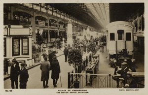 قصر الهندسة في معرض الإمبراطورية البريطانية ، الذي عقد في ويمبلي ، ميدلسكس في عامي 1924 و 1925 بواسطة مصور انجليزى