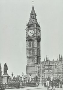 ساحة البرلمان ، وستمنستر إل بي: بيج بن ، 1896 بواسطة مصور انجليزى