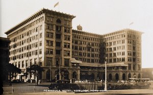 فندق بينينسولا ، كولون ، هونغ كونغ ، من ألبوم صور فوتوغرافية تتعلق بخدمة Pte H. Chick ، 1940 بواسطة مصور انجليزى