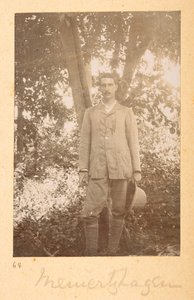 صورة لريتشارد ماينرتزهاجين بواسطة بيلي ، في صور هندية لـ F.M. بيلي 1900-03 (صورة بني داكن) بواسطة مصور انجليزى