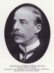 Prominent Men of London: Frederic Hymen Cowen (b/w photo) بواسطة مصور انجليزى