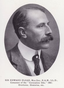 Prominent Men of London: Sir Edward Elgar (b/w photo) بواسطة مصور انجليزى