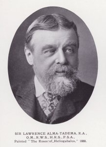 Prominent Men of London: Sir Lawrence Alma-Tadema (b/w photo) بواسطة مصور انجليزى