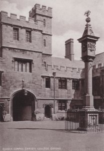 Quadrangle Corpus Christi College أكسفورد بواسطة مصور انجليزى