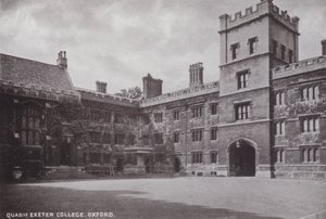 كلية Quadrangle Exeter ، أكسفورد بواسطة مصور انجليزى