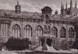 كلية Quadrangle Oriel ، أكسفورد بواسطة مصور انجليزى