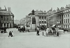 شارع ريجنت ، وستمنستر إل بي: مكان واترلو يتطلع إلى شارع ريجنت ، 1896 بواسطة مصور انجليزى