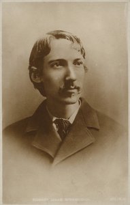 روبرت لويس ستيفنسون (1850-1894) ، روائي اسكتلندي ، شاعر وكاتب سفر بواسطة مصور انجليزى