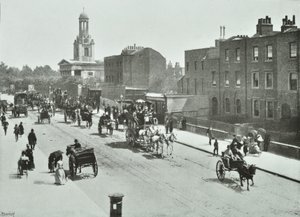 سان ماركس ، طريق كلافام: طريق كينينجتون ، 1894 بواسطة مصور انجليزى
