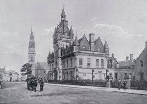 اسكتلندا: Greenock ، The Court House (b / w photo) بواسطة مصور انجليزى