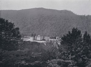 اسكتلندا: قلعة تايموث (صورة b / w) بواسطة مصور انجليزى