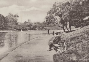 Sefton Park, Liverpool (b/w photo) بواسطة مصور انجليزى