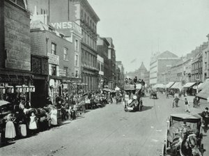 شارع شورديتش السريع: باتجاه الشمال ، 1896 بواسطة مصور انجليزى