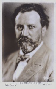 Sir Henry Wood, English conductor (b/w photo) بواسطة مصور انجليزى