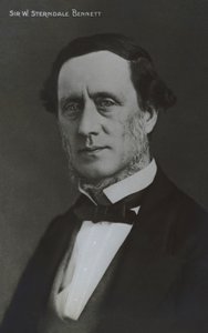 Sir William Sterndale Bennett, English composer, conductor and pianist (b/w photo) بواسطة مصور انجليزى