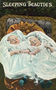 Sleeping beauties, two babies asleep (photo) بواسطة مصور انجليزى