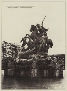 South Fountain Witley Court ، The Seat of the Earl of Dudley (صورة b / w) بواسطة مصور انجليزى