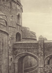 قلعة سانت ماويس، طريق البوابة (صورة فوتوغرافية ثنائية/ثنائية) بواسطة مصور انجليزى