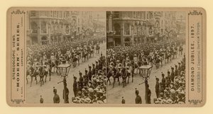 طباعة مجسمة للملكة فيكتورياس الماس اليوبيل ، 28 يونيو 1897 بواسطة مصور انجليزى