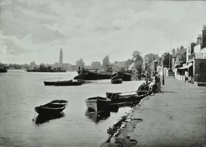 ستراند أون ذا جرين ، هونسلو: منظر عام ، 1895 بواسطة مصور انجليزى