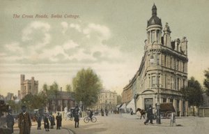 The Cross Roads ، Swiss Cottage ، لندن (صورة ملونة) بواسطة مصور انجليزى