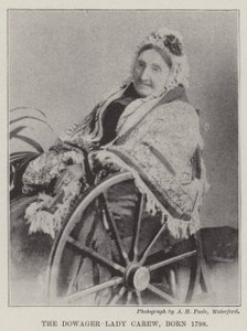 The Dowager Lady Carew ، من مواليد 1798 بواسطة مصور انجليزى