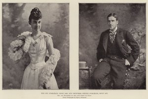 The Duc dOrleans ، من مواليد 1869 ، والأميرة Helene dOrleans ، من مواليد 1871 ، ابن وابنة الراحل Comte de Paris بواسطة مصور انجليزى