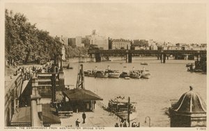 الجسر من خطوات جسر وستمنستر ، لندن بواسطة مصور انجليزى