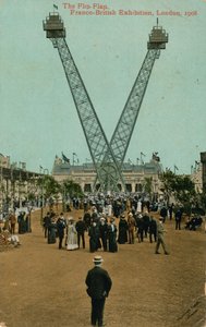 The Flip-Flap ، المعرض الفرنسي البريطاني ، لندن ، 1908 بواسطة مصور انجليزى