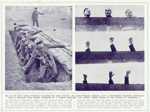 The Hand Grenade ، من The Illustrated War News ، تم نشره في 22 نوفمبر 1939 بواسطة مصور انجليزى